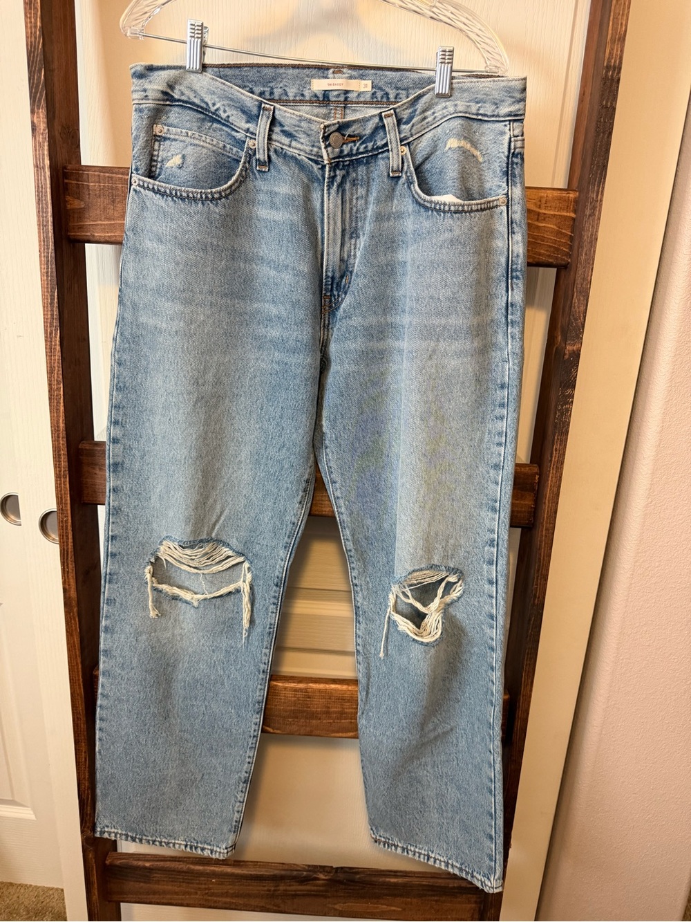 Levi's ‘94 Baggy Distressed Wide Leg Jeans